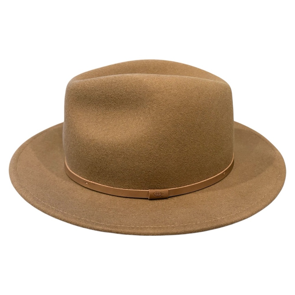 Will + Bear William Wool Hat Oak Packable Classic Unisex Fedora - Picture 9 of 13